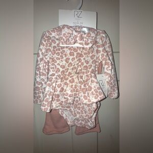 Rachel Zoe Pink Leopard Hair Accessory Set